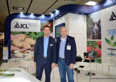 Sander Selten (ICL Specialty Fertilizers) en Willem van Eldik (Delphy)